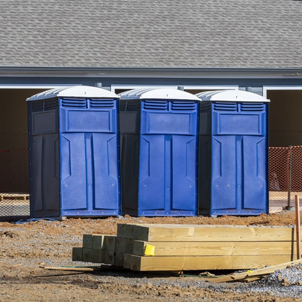 what is the maximum capacity for a single portable restroom in Vancouver